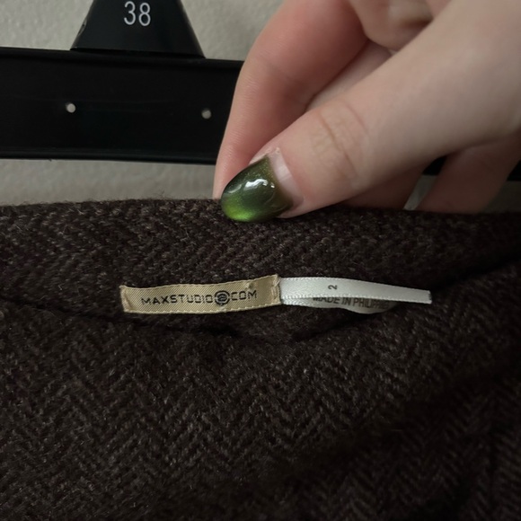 Max Studio Tweed Mini Skirt - Picture 3 of 8